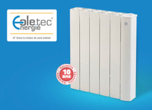 Radiateur à inertie fluide d'Eoletec